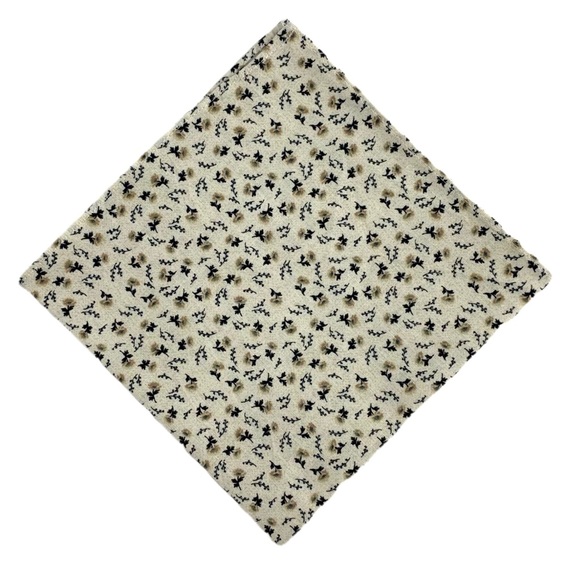 Wheat Rustic Style Floral Pocket Square